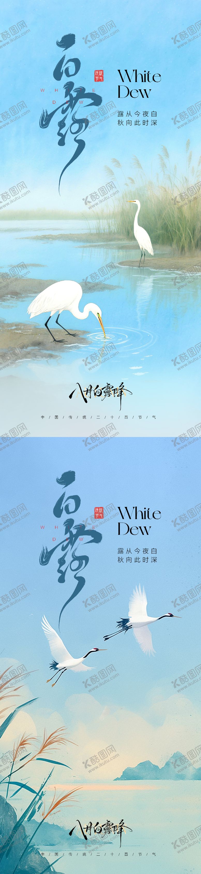 编号：37011210010403408517【酷图网】源文件下载-白露节气海报