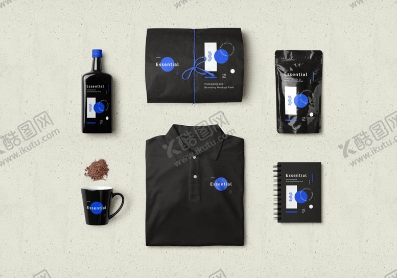 编号：65272109151813195982【酷图网】源文件下载-VI样机贴图包装效果图