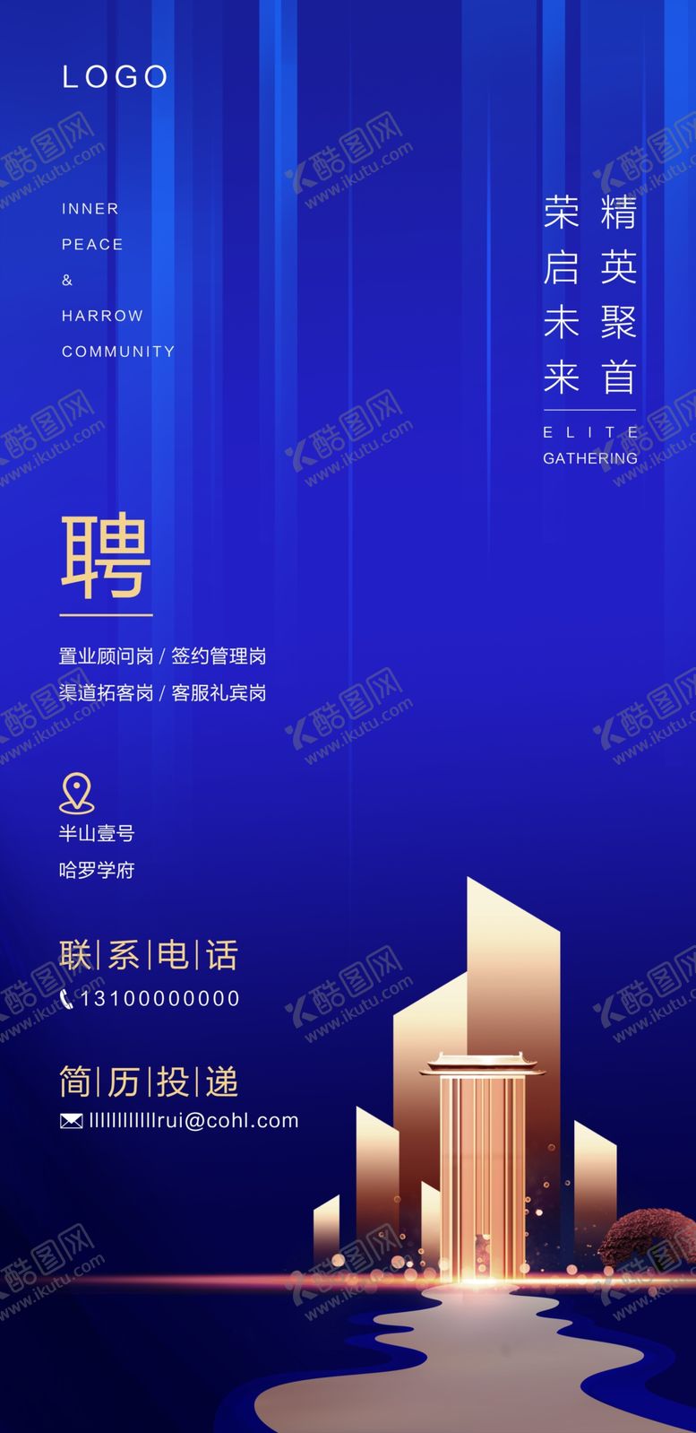 编号：68177010220947365245【酷图网】源文件下载-地产招聘海报