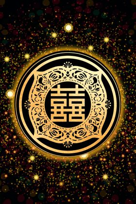 新中式底纹背景