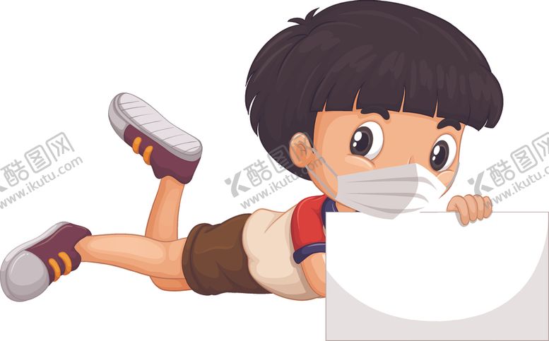 编号：34154206161003068708【酷图网】源文件下载-戴口罩的学生