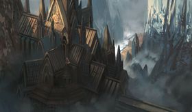 游戏场景风景插画