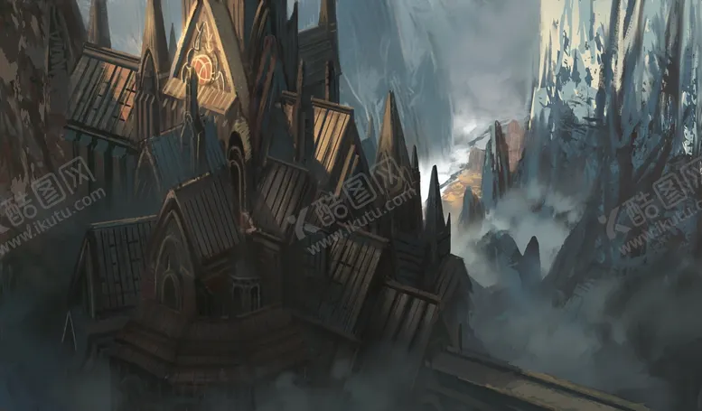 编号：62877309101606083010【酷图网】源文件下载-游戏场景风景插画