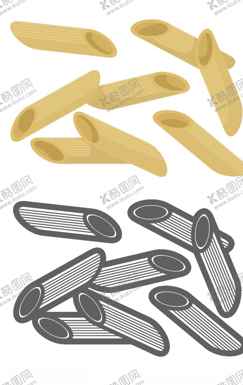 编号：82118007020945421866【酷图网】源文件下载-手绘面食