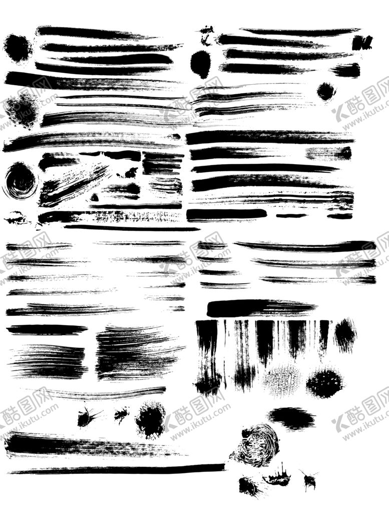 编号：25761805190906071676【酷图网】源文件下载-水墨素材毛笔画素材墨迹素材