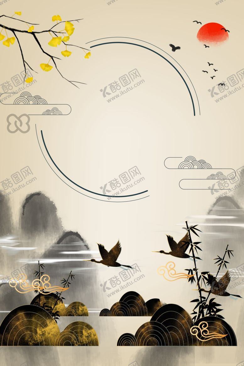 编号：91456205160242043893【酷图网】源文件下载-新中式壁画