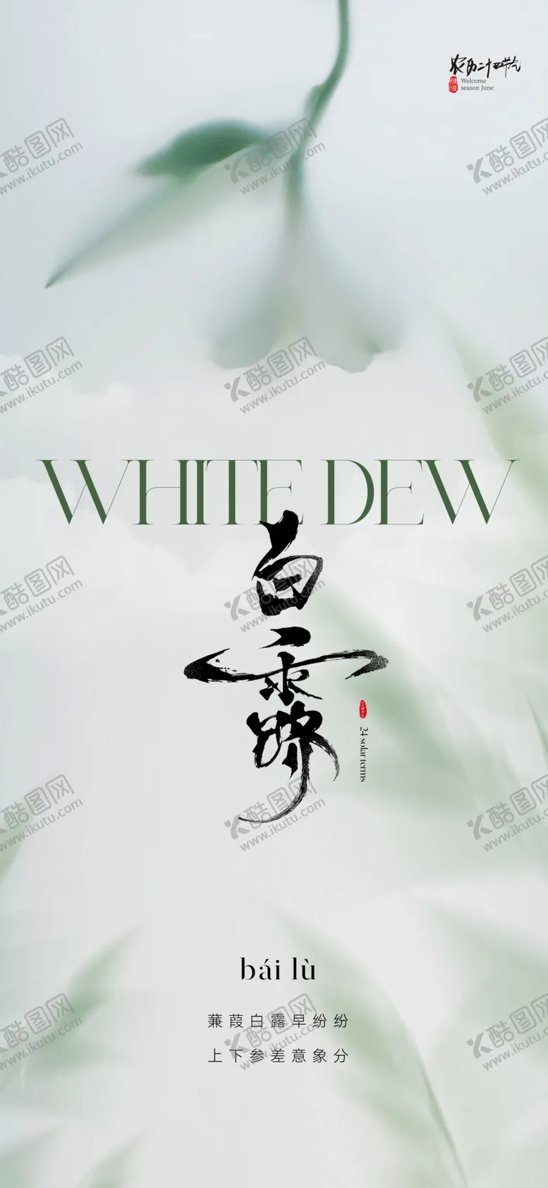 编号：37702702211939442922【酷图网】源文件下载-白露