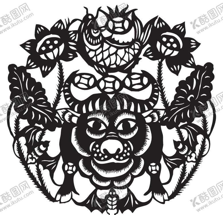 编号：61710104281506575843【酷图网】源文件下载-剪纸画