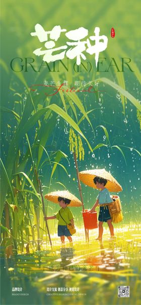 地产芒种夏至节气海报