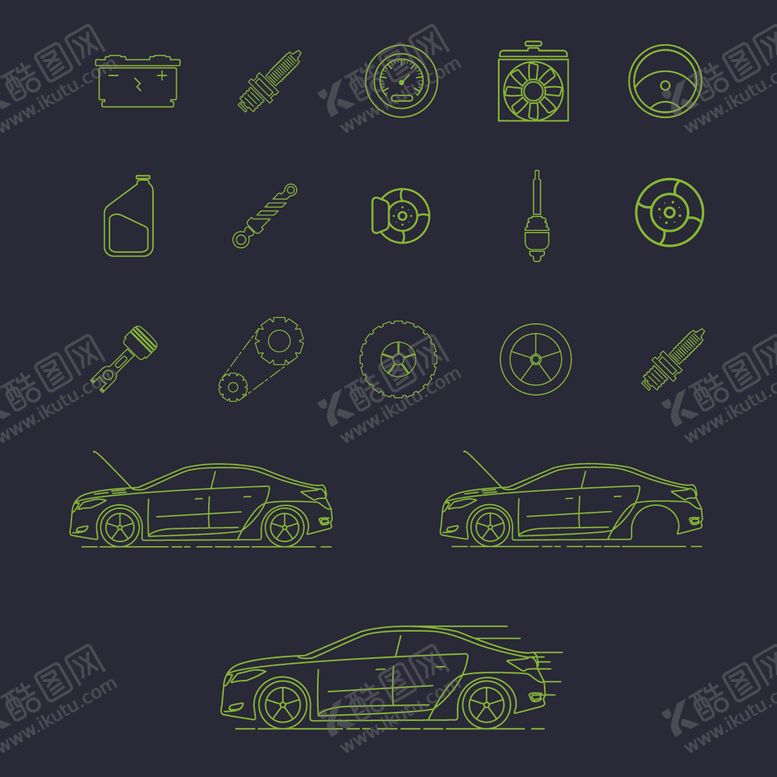 编号：47885009191008272541【酷图网】源文件下载-汽车齿轮工具