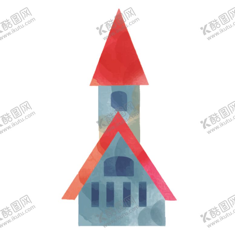 编号：16066109251557065017【酷图网】源文件下载-卡通房屋绘画图案