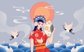 编号：58037609240611569186【酷图网】源文件下载-创意国潮