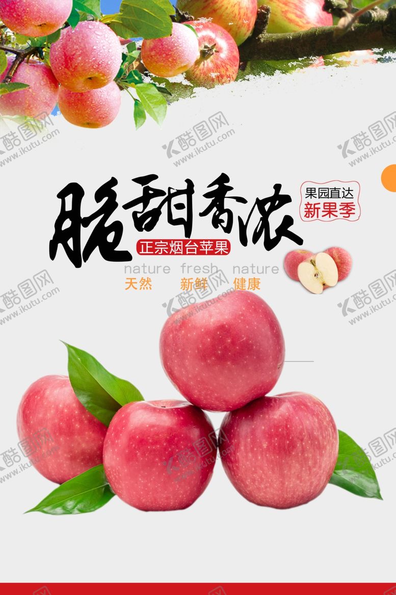 编号：30358402242121505472【酷图网】源文件下载-苹果海报