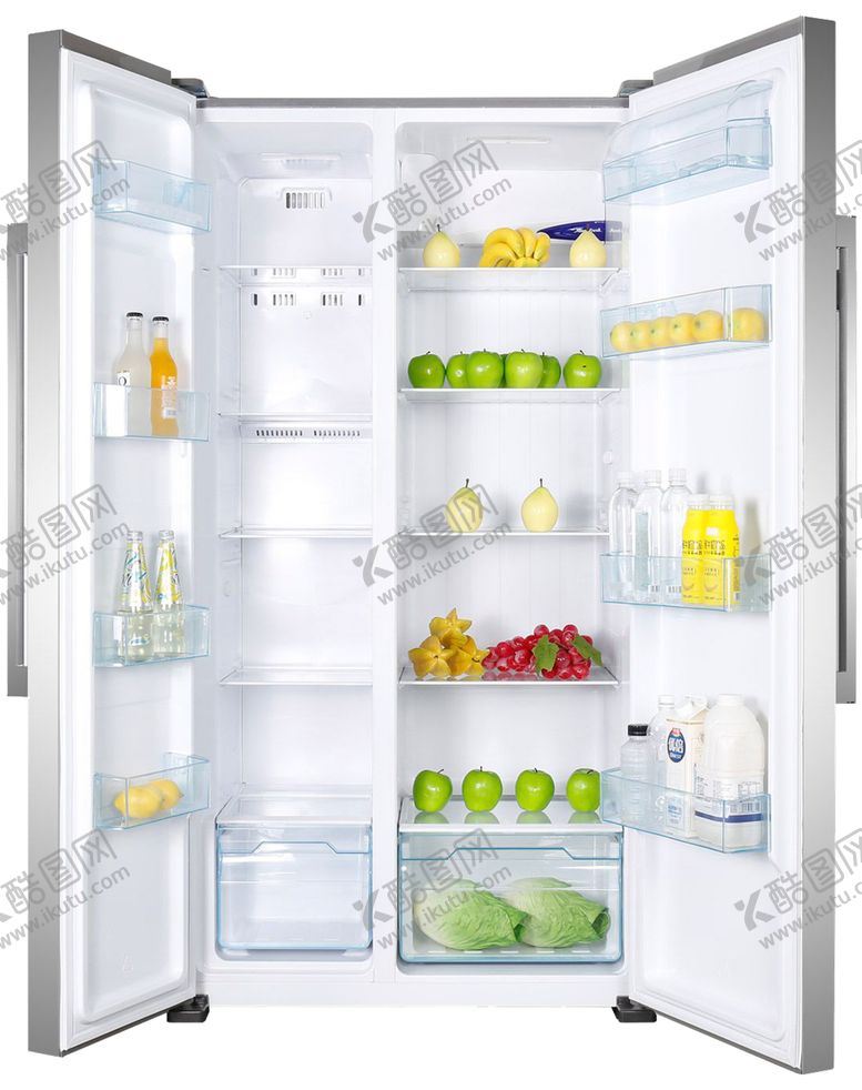 编号：57193910060106021644【酷图网】源文件下载-打开的冰箱