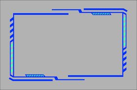 科技感边框几何图案边框元素