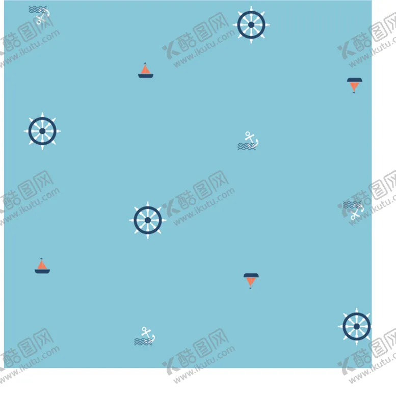 编号：58675412130652183036【酷图网】源文件下载-大牌小清新船舵印花花型