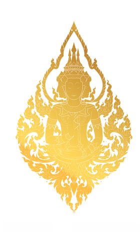 泰国神像矢量素材