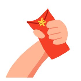 手拿红包