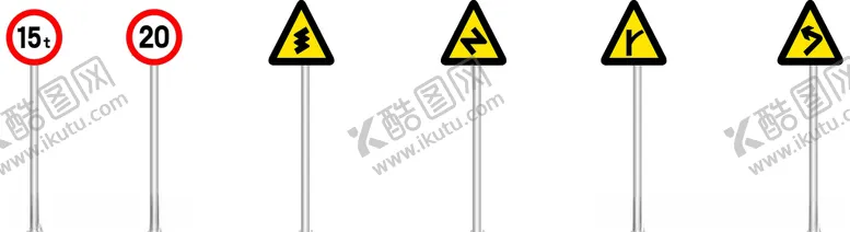 编号：94415307021532388565【酷图网】源文件下载-交通路标