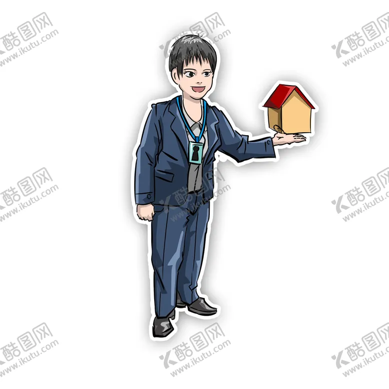 编号：81443210192338583007【酷图网】源文件下载-房产经理人中介介绍房子卖房子