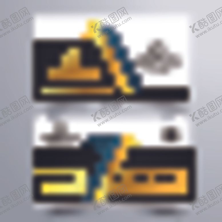 高档名片古典水墨婚庆