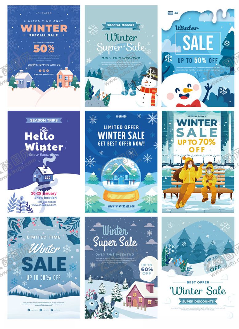 编号：14590504250832544826【酷图网】源文件下载-冬季海报