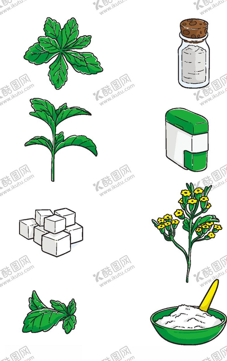 编号：80768009271812342623【酷图网】源文件下载-手绘植物叶子