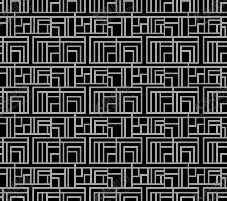 编号：46362804221748033245【酷图网】源文件下载-几何线条无缝图案背景