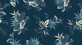 热带植物图案背景