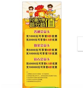 充值优惠越充越值
