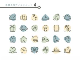 可爱卡通图标集合