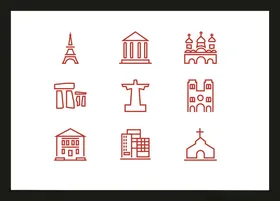 房子建筑图标