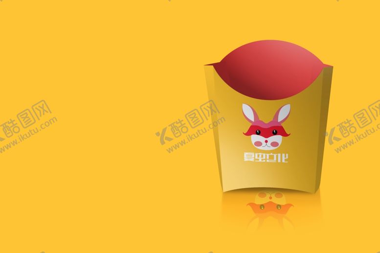 编号：22436210130629179279【酷图网】源文件下载-薯条盒样机