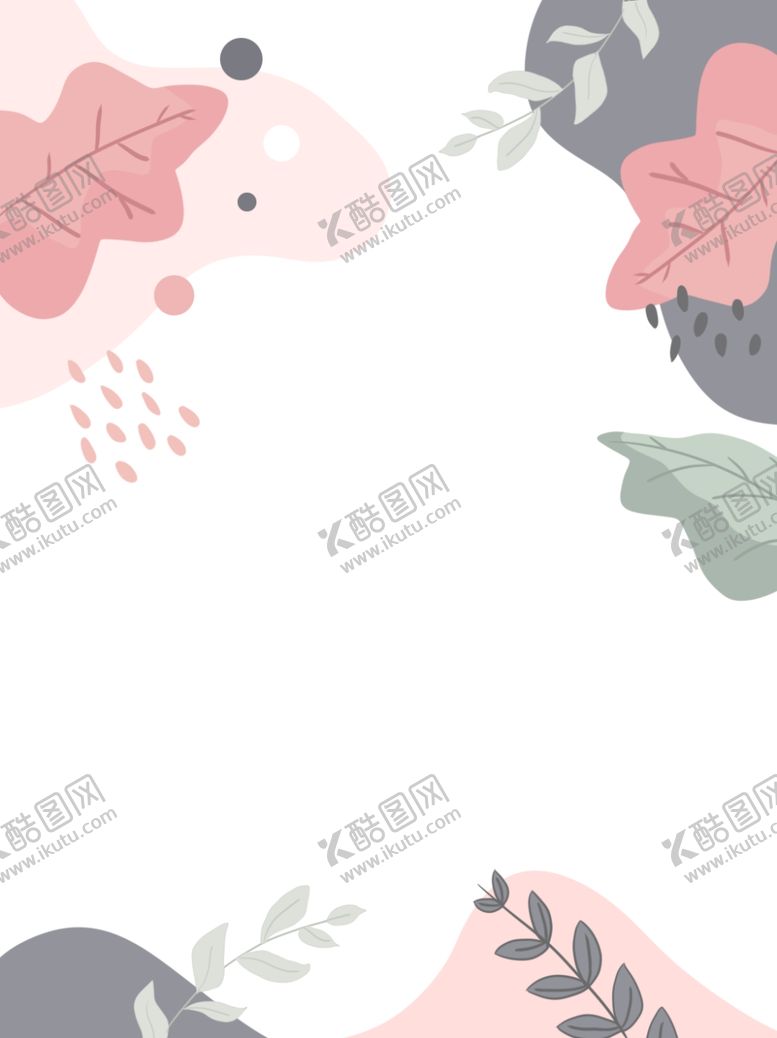 编号：37288105171843478190【酷图网】源文件下载-植物清新枝叶树叶背景