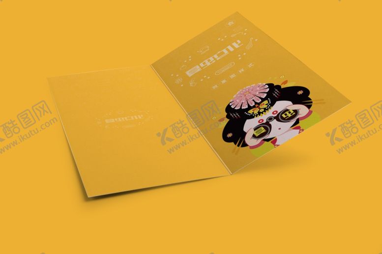 编号：92359207021414099551【酷图网】源文件下载-折页展示样机