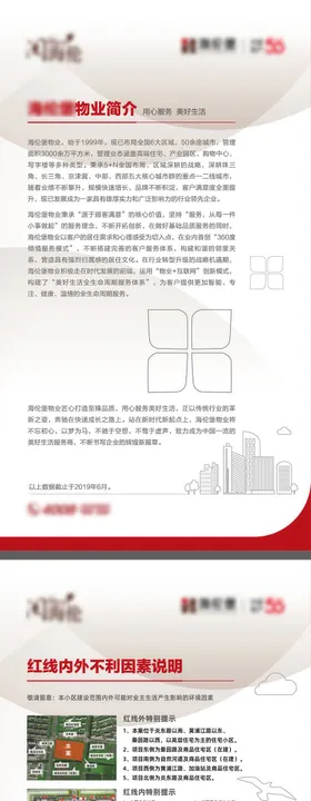 诚信红线内外说明展板