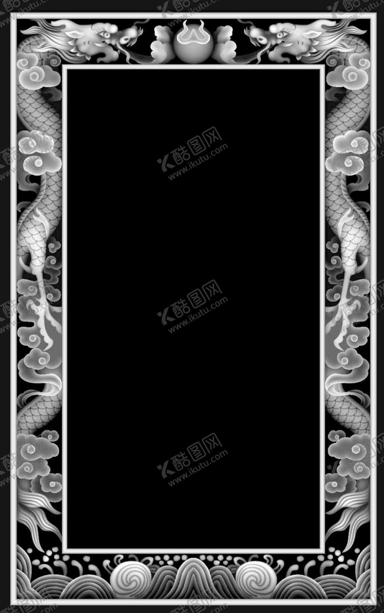 编号：17053910070526554506【酷图网】源文件下载-双龙边框