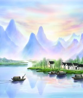 山村风景