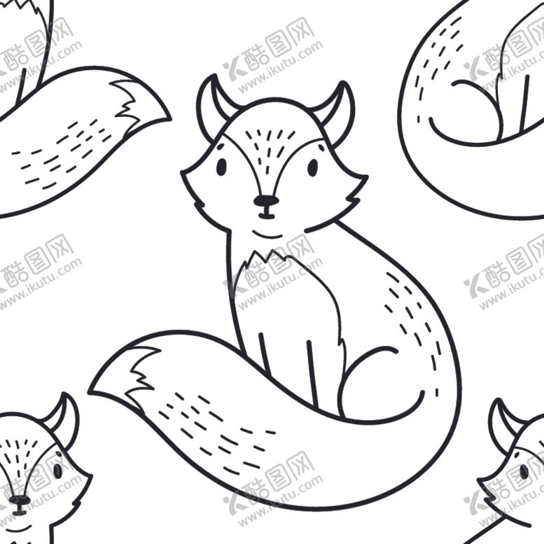 编号：89161507130753319317【酷图网】源文件下载-黑白无缝背景
