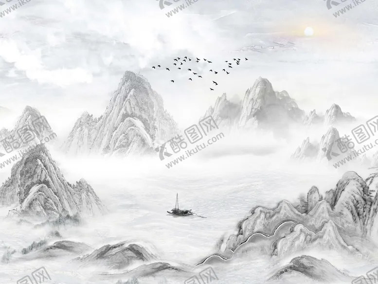 编号：73730511041316491057【酷图网】源文件下载-水墨背景