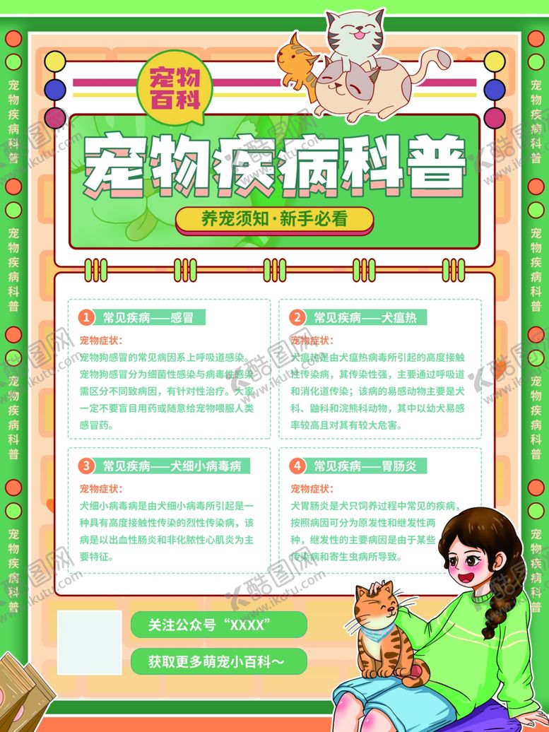 编号：34038501162138431102【酷图网】源文件下载-宠物疾病科普