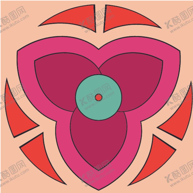 编号：55774810081333463532【酷图网】源文件下载-波西米亚风格花纹图案