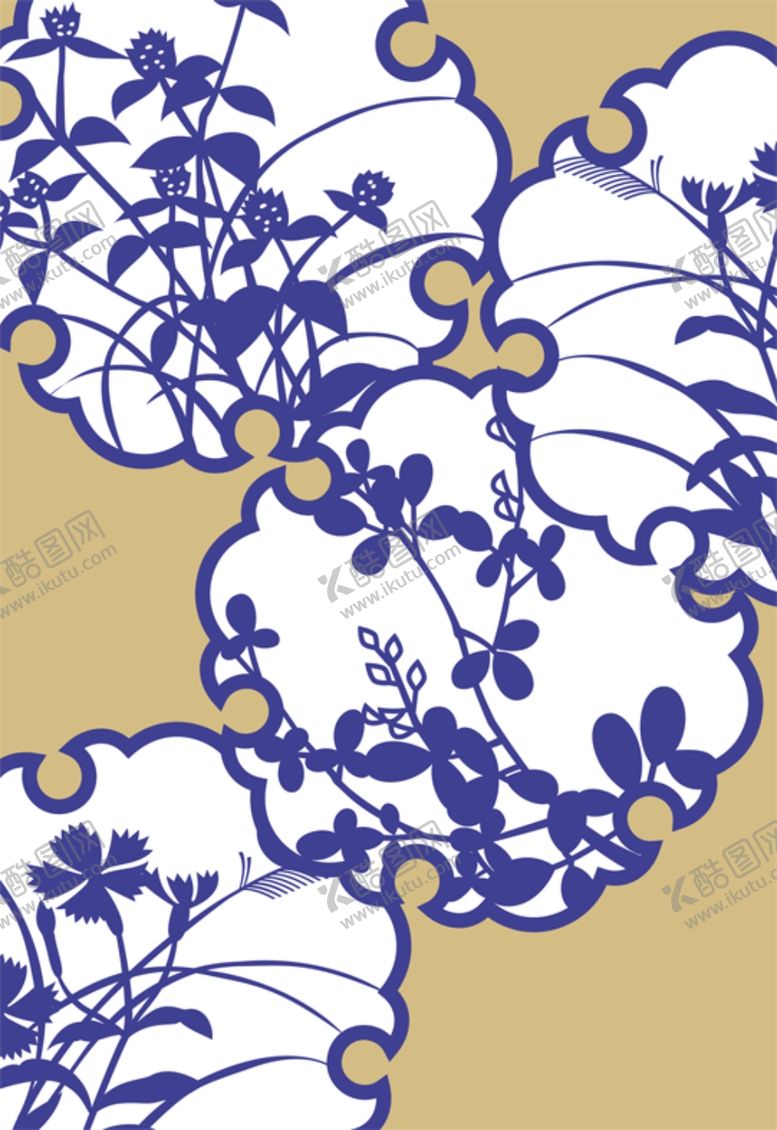 编号：91234209140610048333【酷图网】源文件下载-中式传统花纹图案