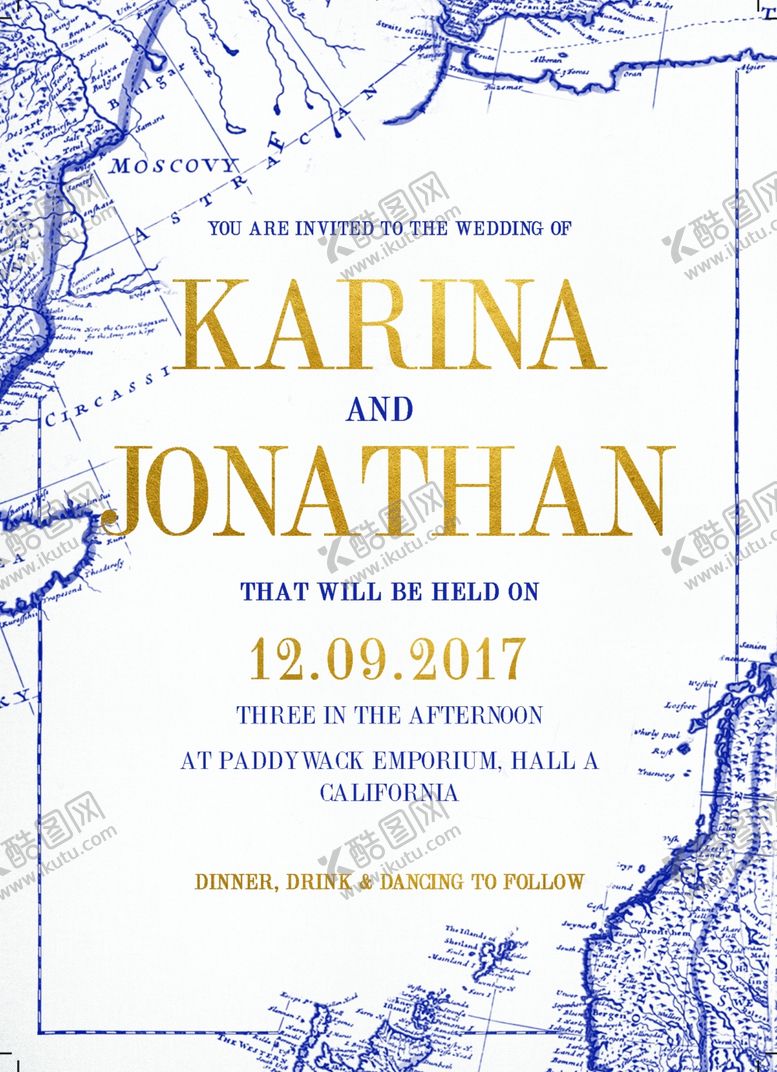 编号：23256010091707294925【酷图网】源文件下载-小清新水彩邀请函设计