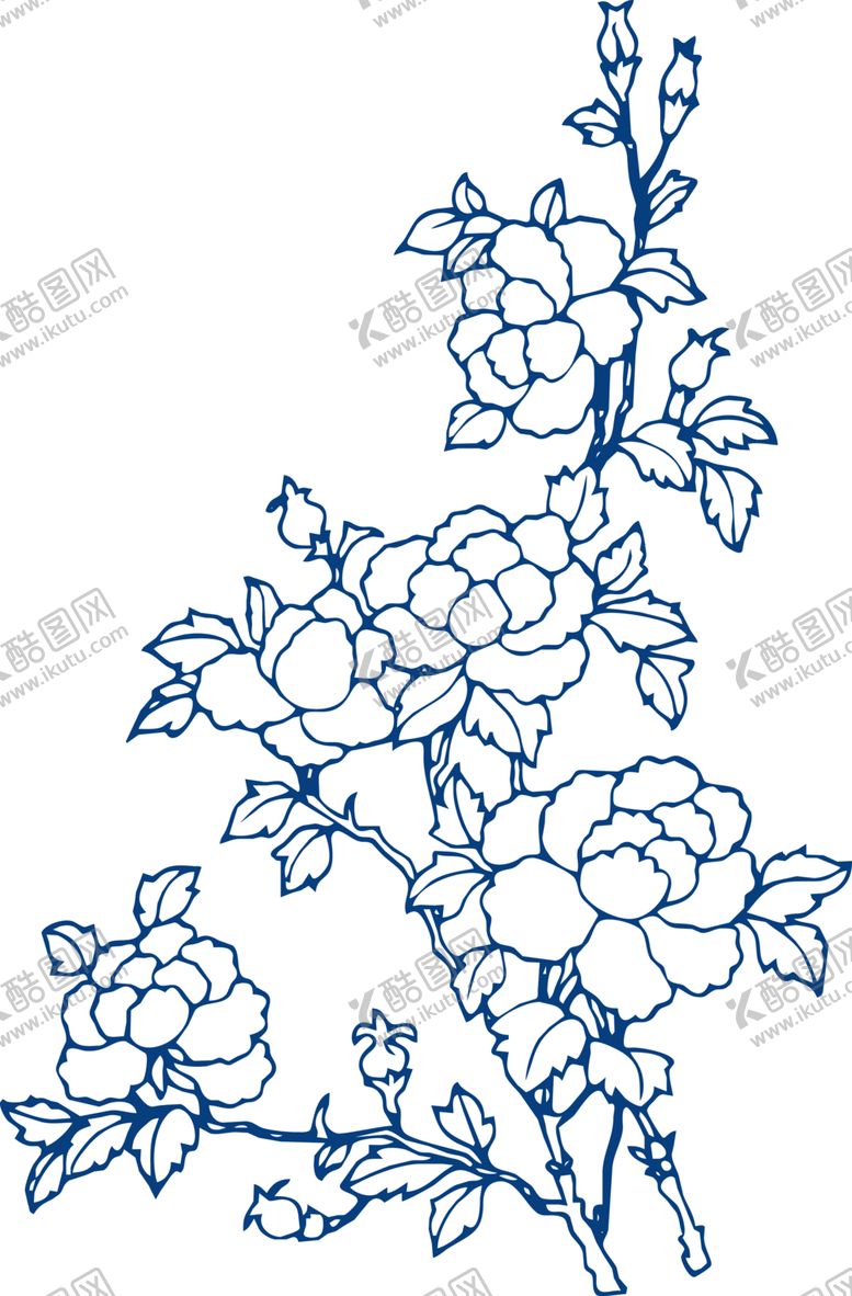 编号：74613705070028011022【酷图网】源文件下载-青花瓷图案