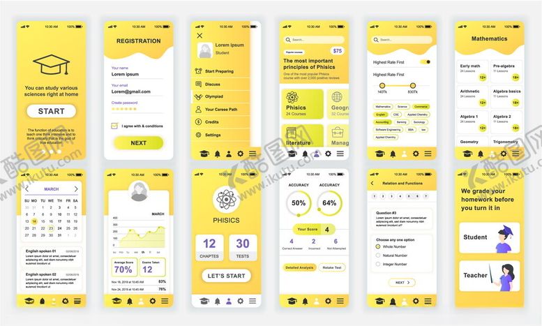 编号：59071709200519224276【酷图网】源文件下载-黄色简约风宣传页