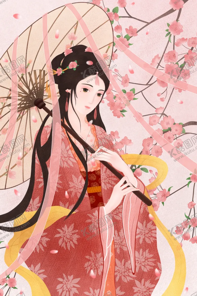 编号：25156304282334459371【酷图网】源文件下载-古风美女