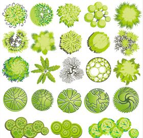 鸟瞰矢量人物