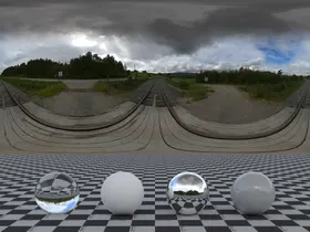 C4D自然环境贴图HDR贴图hdr3d马路