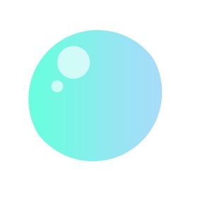 气泡彩色白色透明